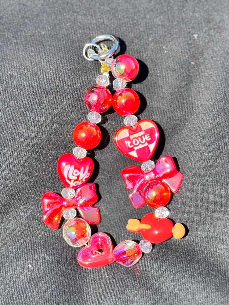 Image of Single Bag/Phone Charm - Red