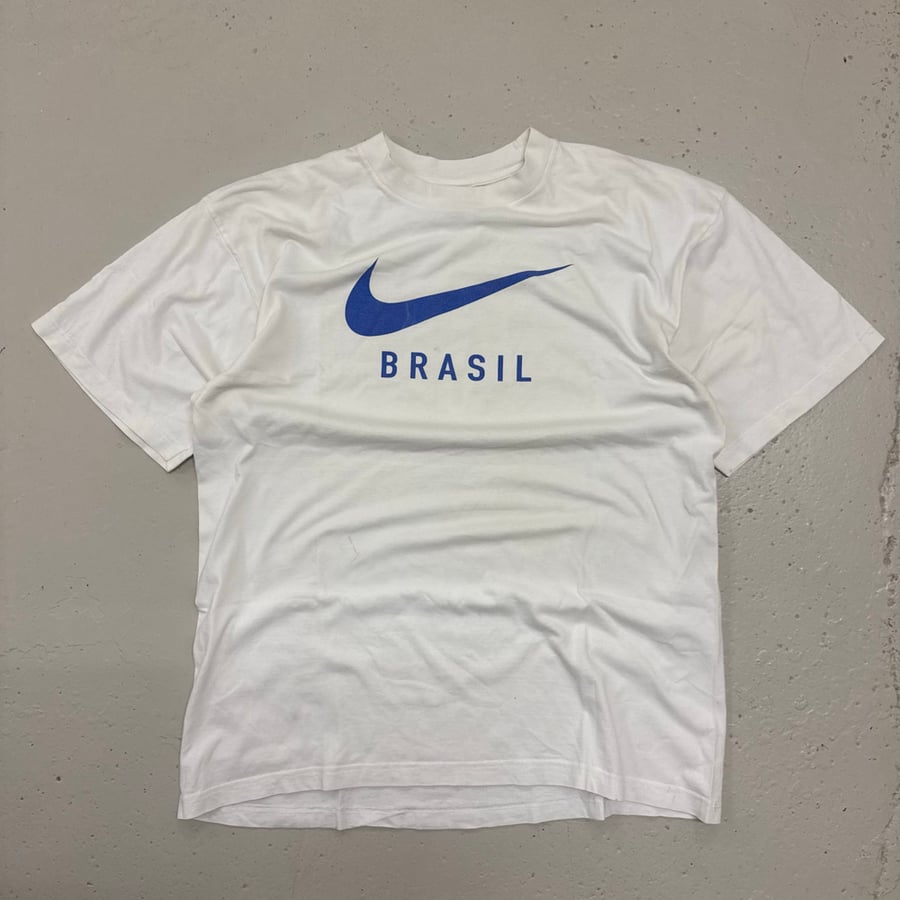 Image of 1990s Nike Brazil T-Shirt, Size Large