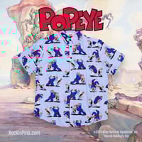 Image 2 of Popeye The Sailor Man - Popeye vs Sindbad Button Up Shirt