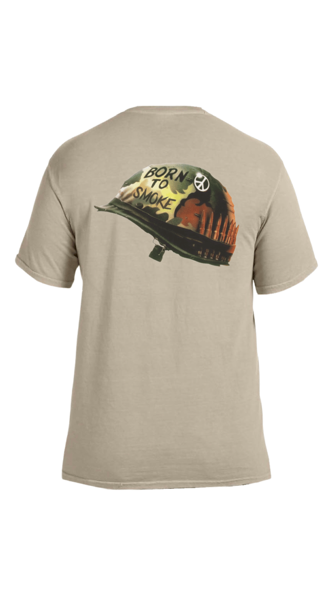 Born to Smoke TShirt (sandstone)