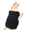 Black Puffy Gloves
