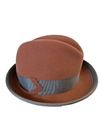 Image 1 of Anita Pineault Vintage Hat Doeskin Felt 100% Wool Ladies Fedora Trilby