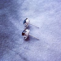 Image 3 of Teal Moss Kyanite Sterling Silver Earrings 