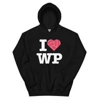 Image 3 of I Love Water Polo Hoodie Dark Colors - Adult