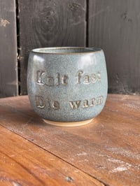 Knit fast Die warm Blue Jeans