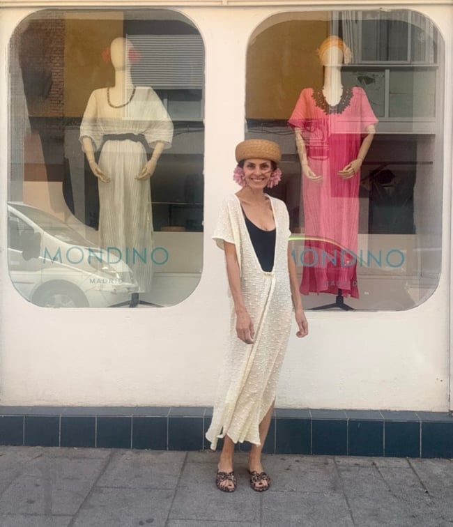 ECRU KNIT COACHELLA KAFTAN