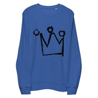 Image 2 of Unisex BIG CROWN organic sweatshirt