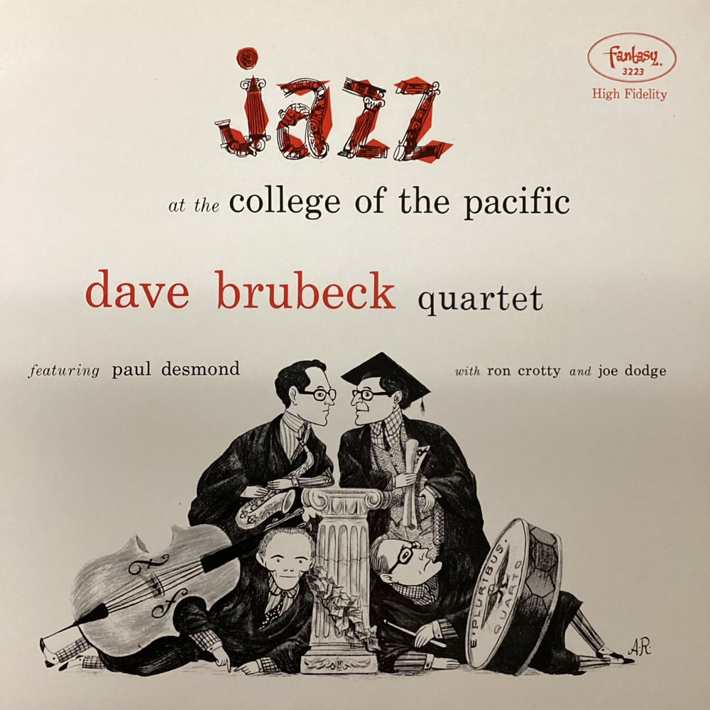 Dave Brubeck Quartet Featuring Paul Desmond ‎– Jazz At The College Of The Pacific