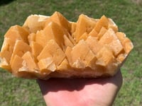 Image 14 of Orange Rhombohedral Calcite Cluster Specimen | Yunnan China #2889