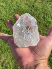 Image 4 of Crackle Quartz Crystal Tower #1827