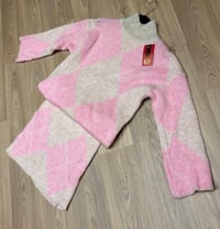 Image 3 of Argyle Jumper & Skirt Set - 2 colours 