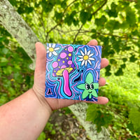 Image 1 of “Trippy Buds” - 4”x4” Mini Print