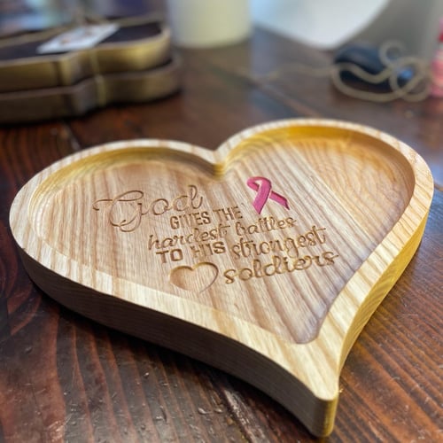 Image of Heart shaped catch tray