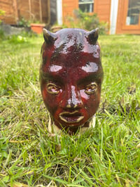 Image 1 of Devil Baby - Original Stoneware Sculpture, Glazed. Approx 16.5 cm Tall