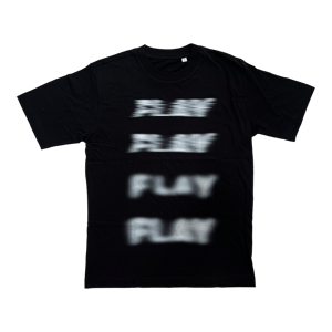 Image of FLAY BLUR TEE BLACK