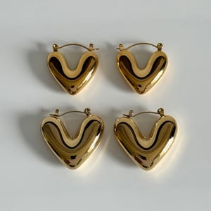 Image of ORECCHINI CHUNKY HEARTS 