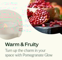 Image 2 of Pomegranate Glow Naturally Scented Candle 