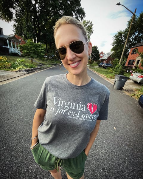 Image of Virginia is for ex-Lovers Deep Heather Unisex T-Shirt 