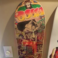 Image 3 of MF DOOM collage deck (wood grain print)