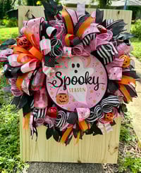 Image 1 of Spooky Season Wreath