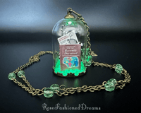 Image 10 of (Limited Edition) Uranium Accented Handbook For The Recently Deceased Dome Necklace