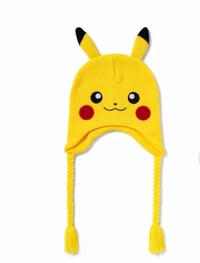 Image 1 of Yellow Pokémon Hat with Moving Ears
