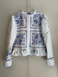 Image 1 of Blue rose jacket (s/m)