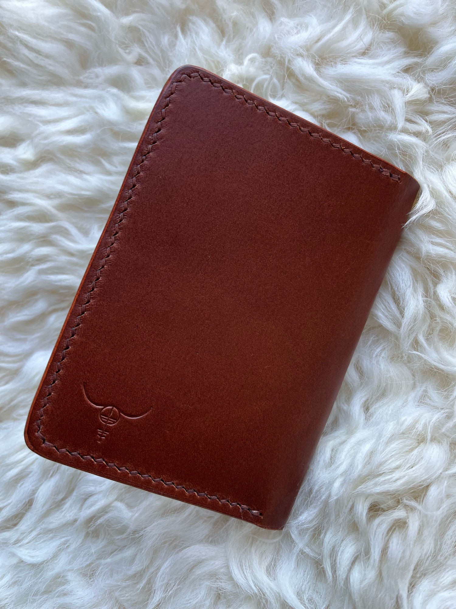 Image of Chestnut Buttero Vertical Cardholder