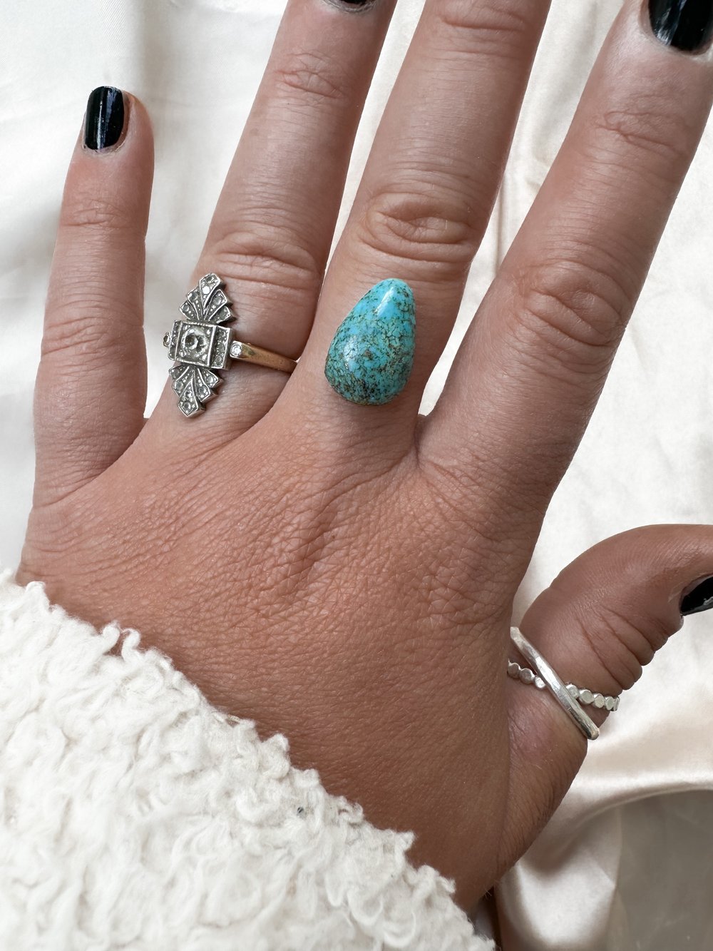 Image of Blue Turquoise Heavy Matrix