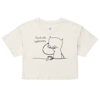 Image 3 of Women’s crop top f surviving 