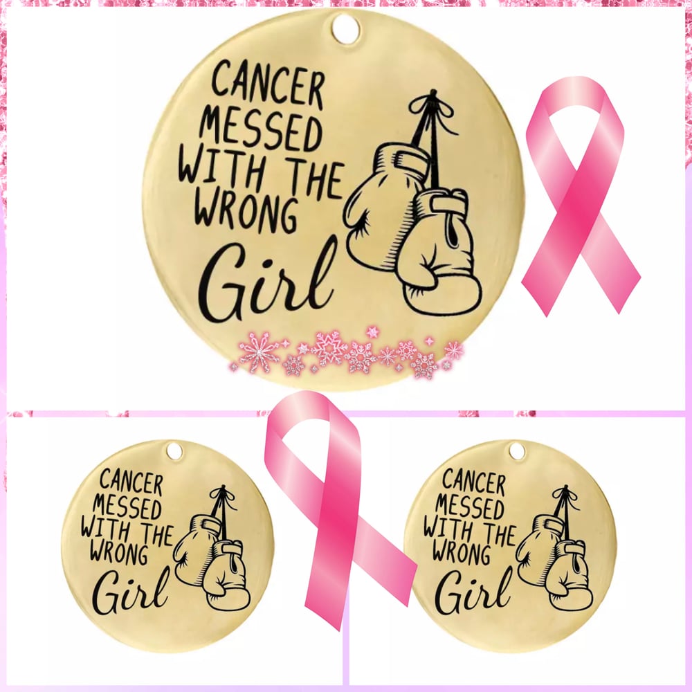 Image of Pink Ribbons Charm