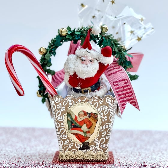 Image of Paper Santa Basket