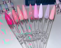 Image 3 of Solid PINK Gel Set 