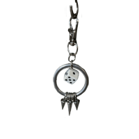 Dice & Spike Bag Charm