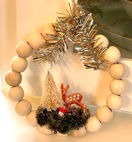 Image of Little deer wreath ornament