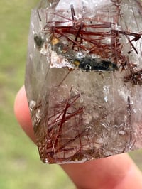 Image 4 of Red Rutile & Quartz Generator #2608