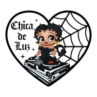 Betty Boop Goth DJ Sticker