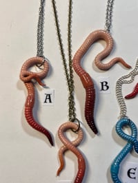 Image 2 of Worm Pendants