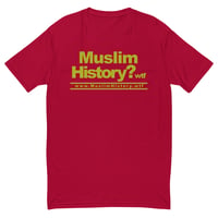 Image 3 of MuslimHistory.wtf B Fitted Short Sleeve T-shirt