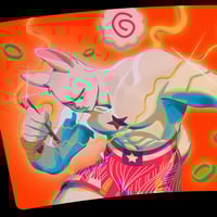 Image 1 of Boxerbun Ramen Holo Print