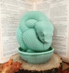 Ambition Guardian- Serpent Shaped Soy Wax Pillar Candle 