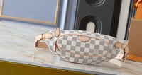 White check bumbag