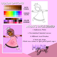 Image 2 of Saarah paint party kit 