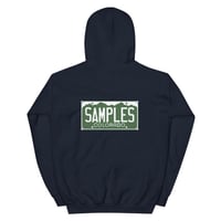 Image 8 of License Plate Front & Back Print Hoodie-6 COLORS AVAILABLE