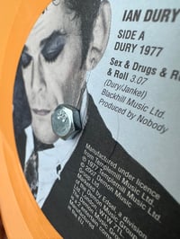 Image 4 of Ian Dury : Sex & Drugs & Rock & Roll, framed 7" orange vinyl record, 2007 limited edition