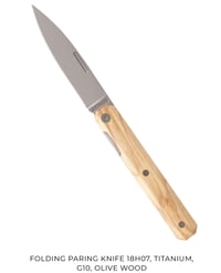 Image 3 of Cutlery Sets - Titanium, G10, olive wood