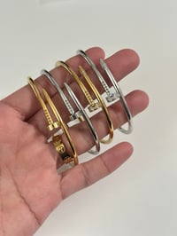 Image 5 of Slim Nail Bracelet Bangle