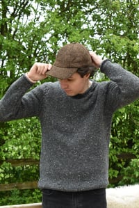 Image 1 of Irish Tweed Baseball Cap - Made by Hanna Hats of Donegal 