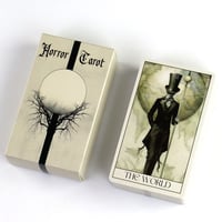 Image 1 of Gothic Tarot Deck Horror Style 78 Rider-waite Cards 10.3*6cm Embark on An Eerie Journey with Our Got