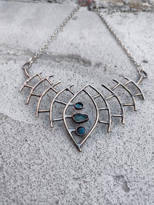 Blue stones necklace 